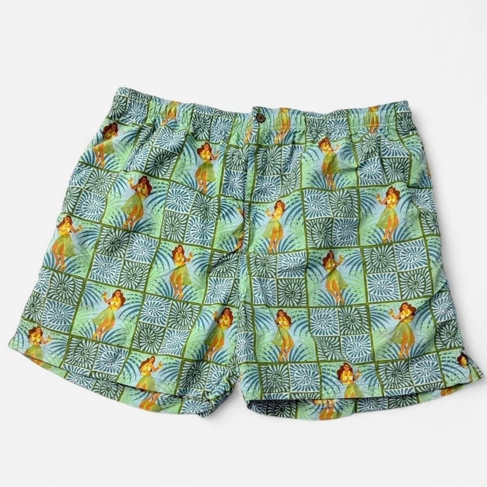 Tommy Bahama XXL Swim Trunks Hula Girl Hawaiian Tropical Print Mens 0041